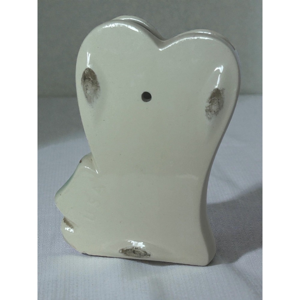 Vintage Ceramic Wall Pocket Vase – Floral Design – Made in USA – 6" - Picture 11 of 13